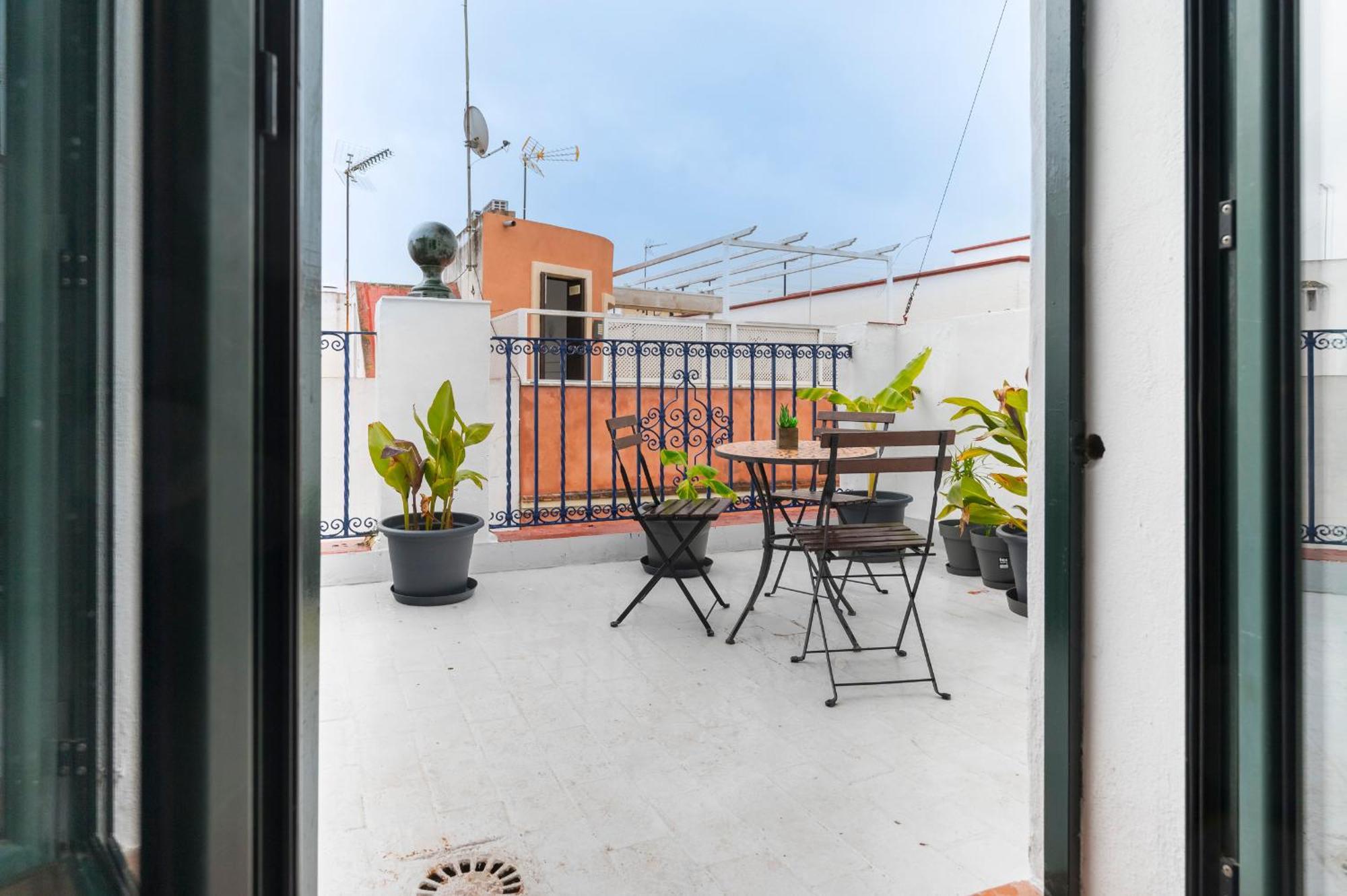 Appartement Santa Catalina Moderno à Séville Extérieur photo